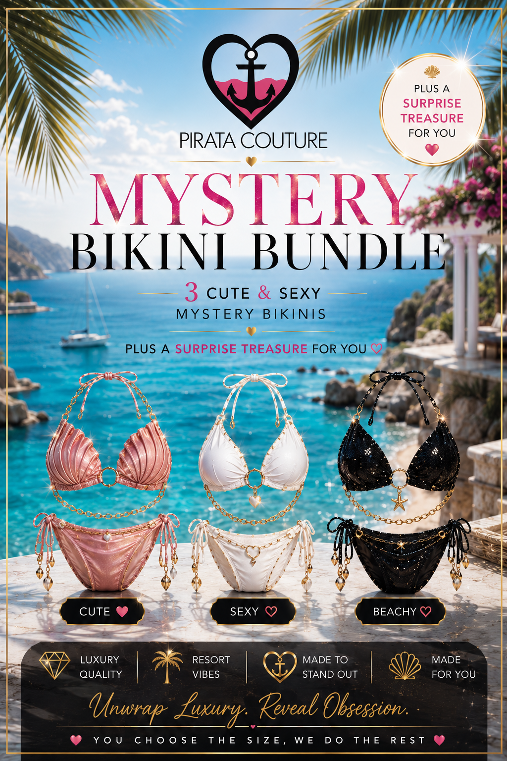 Pirata Couture Mystery Bikini Bundle